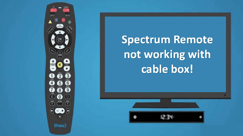 Spectrum Remote not working with cable box!